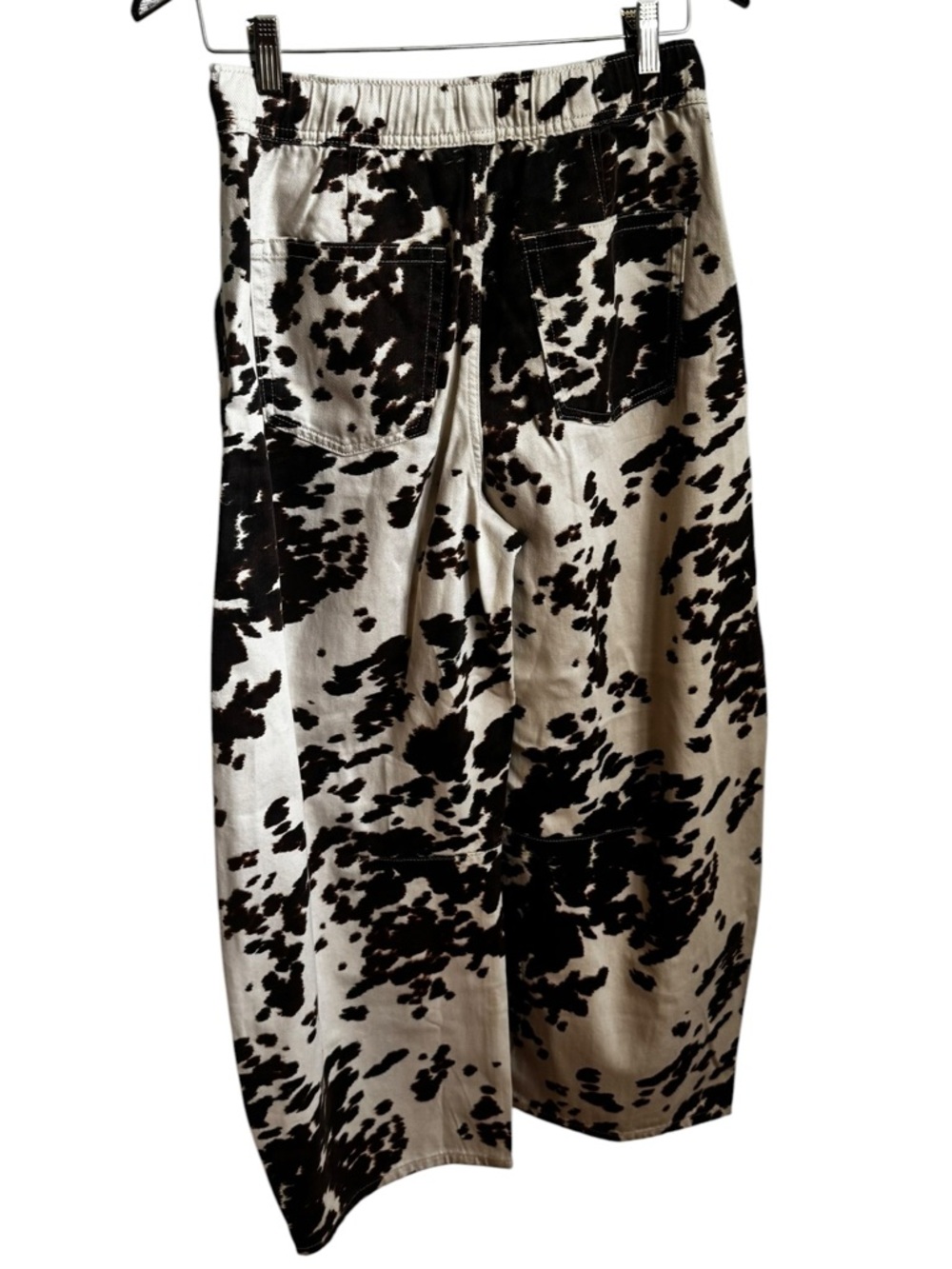 GAP EASY HORSESHOE PONY PRINT - Wide Leg barrel - brown XS NWOT - Picture 4 of 7
